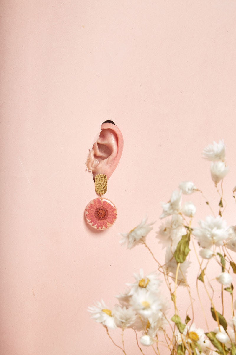 Girl's Flower Dream Earring Ear Punched